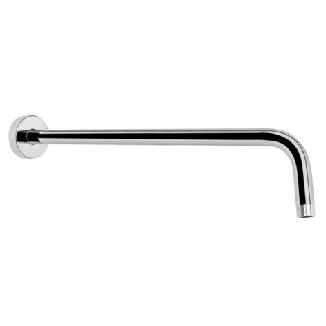 Braccio doccia con flangia, in acciaio inox 304, prolunga soffione doccia (40 cm)