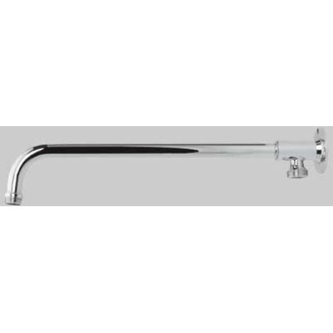 BRACCIO DOCCIA CON PRESA ACQUA ESTERNA - cm 30 1/2x1/2