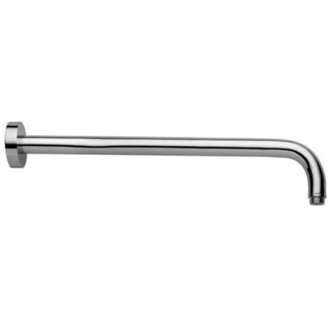 Braccio doccia da parete 400 mm Steel Looking tondo Paffoni