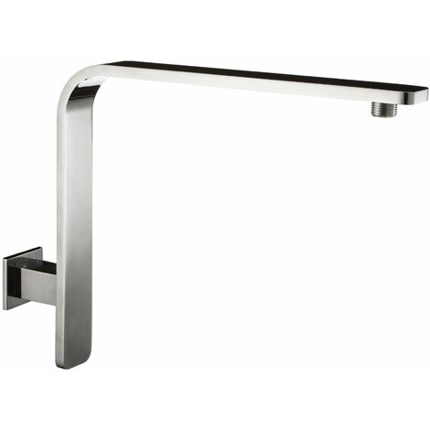 Braccio doccia quadro in ottone a sbalzo Damast Lybra Q 12616  Cromo