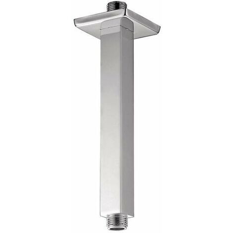 Braccio doccia quadro installazione soffitto 30 cm in colore cromo Damast Idra 12603  Cromo - 30 cm