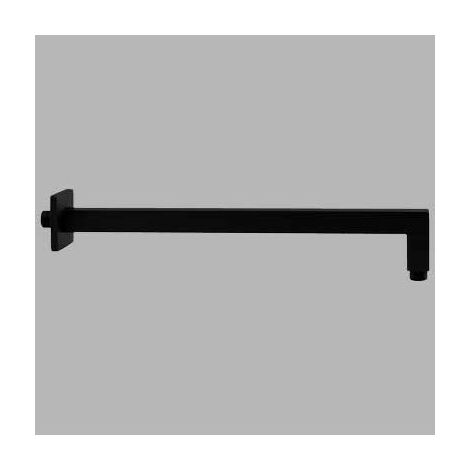 BRACCIO DOCCIA SQUARE QUADRO NERO cm 40