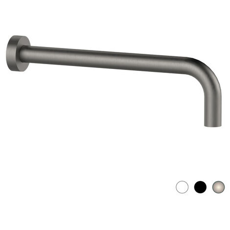 Braccio doccia tondo bianco opaco cm 40