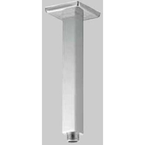 BRACCIO DOCCIA VERTICALE QUADRO - 1/2 cm 20 in Ottone