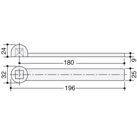 BRACCIO MAB INFERIORE AC2 OTTONE NATURALE