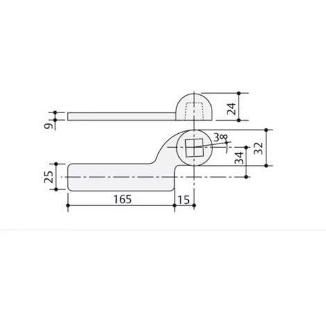 BRACCIO MAB INFERIORE DX  AC1 NICHELATO
