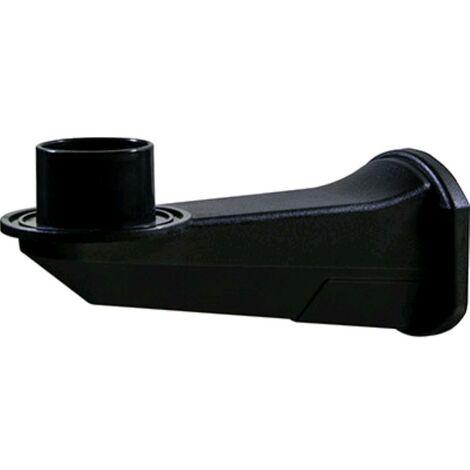 Braccio Per Lampione Globo Abs Nero L.Cm 24 - 1 Pz