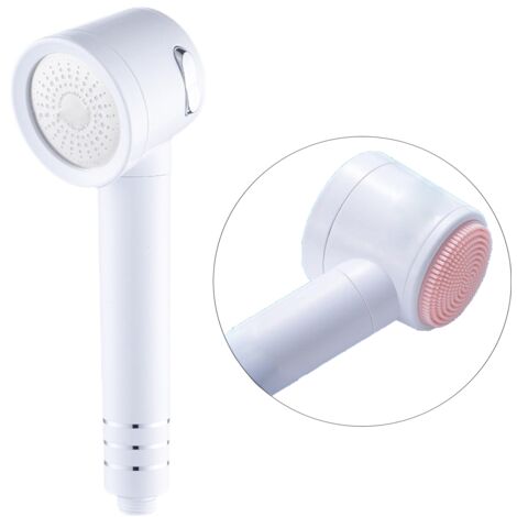 Braccio Soffione Doccia Doccetta Anticalcare Filtro Multigetto Spazzola Scrub