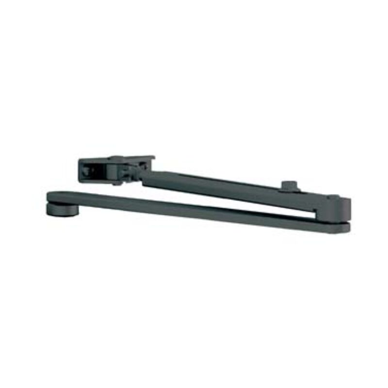 Image of Assa Abloy - Braccio standard nero per chiudiporta dc140/dc120 - con fermo, nero ral9005 (dcl1419005) 1 pezzi