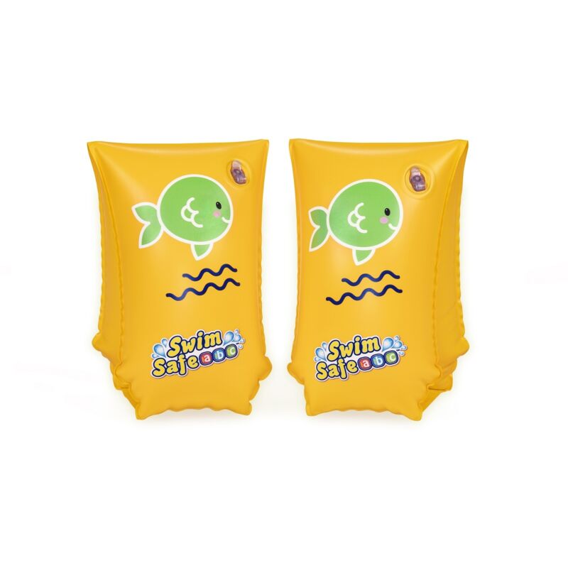Bestway Braccioli Swim Safe Abc Step C 3 6 Anni Cm.30x15 Peso Gr.16...