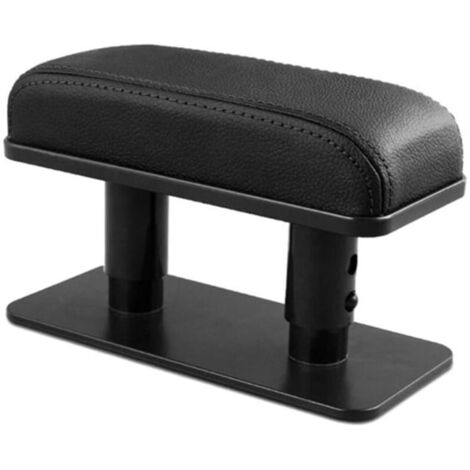 Bracciolo universale per auto KZQ, cuscino di supporto per bracciolo della portiera, cuscino di protezione per bracciolo auto per conducente, bracciolo principale anti-fatica, nero