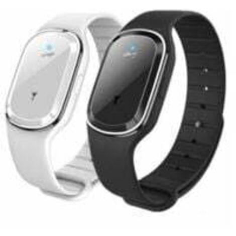 Bracelet Anti-moustiques - Ultrasons Rechargeable USB - Pour Adultes Et Enfants - Lot De 2