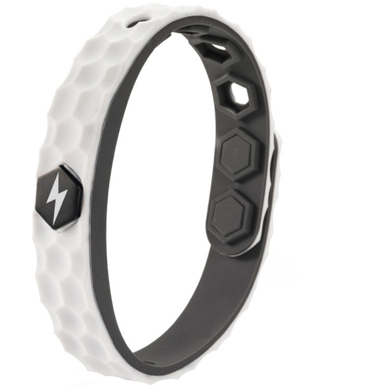 Bracelet Anti-Statique en Silicone sans Fil pour Hommes et Femmes - Ajustable et Équilibre Anion