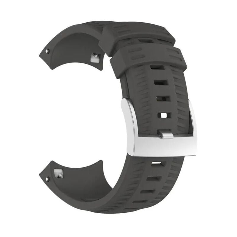 Bracelet de rechange en silicone pour Suunto 9 Blanc
