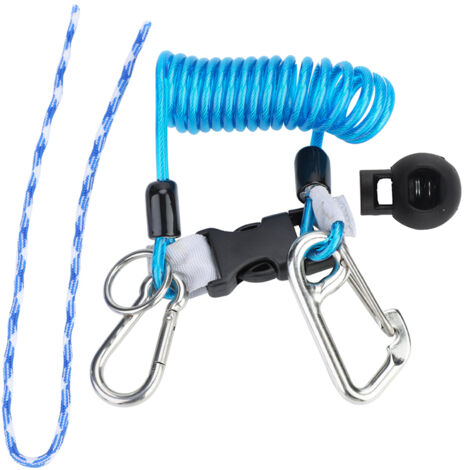 Bracelet de Sécurité Anti-Perte avec Détachement Rapide pour Plongée - Bleu