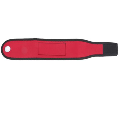 Bracelet de sport avec support de poignet pour cyclisme, course à pied, fitness et salle de sport - Noir et rouge