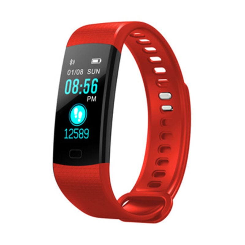 Fei Yu - Bracelet de sport intelligent à écran couleur Y5 Bracelet de fréquence cardiaque de pression artérielle