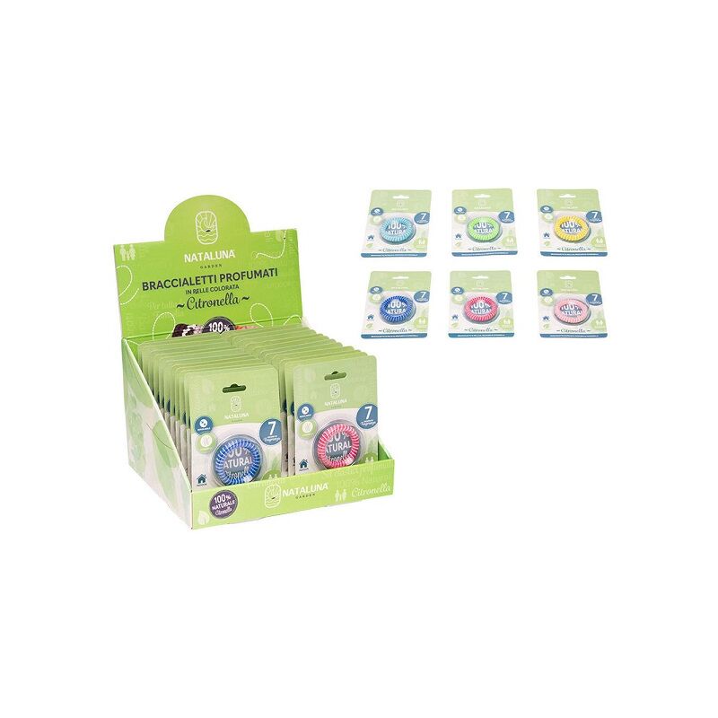 Iperbriko - Bracelet en Caoutchouc Parfumé à la Citronnelle