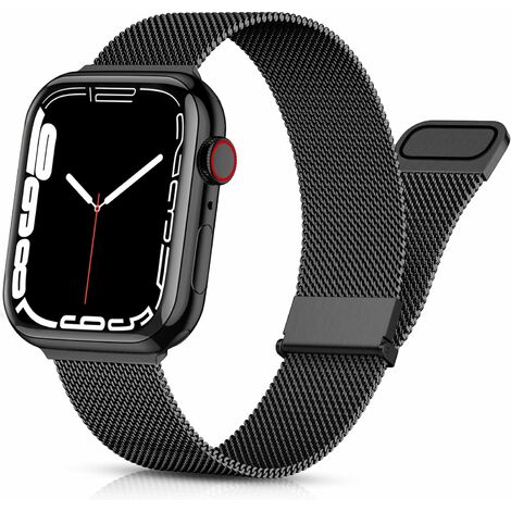 Bracelet en métal compatible avec Apple Watch Strap 42 mm 44 mm 45 mm 49 mm pour femme homme, bracelet de rechange en maille en acier inoxydable pour Apple Watch Ultra / iWatch Series 8 7 6 5 4 3 2 1