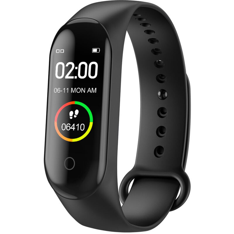 Bracelet intelligent M4, compteur de sport transfrontalier, podomètre intelligent, pression artérielle, fréquence cardiaque-RAPANDA