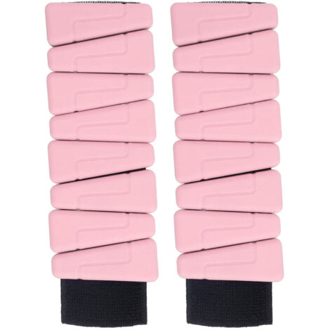 Bracelet lesté ajustable pour cheville et poignet - Fitness, sports - Rose