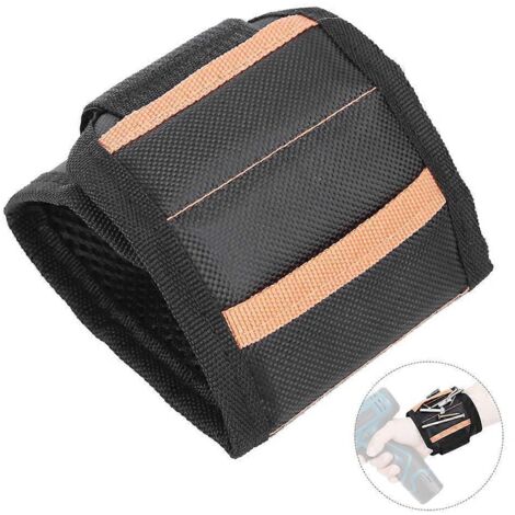 Bracelet magnétique portable d'extérieur à 5 rangées avec poche de rangement (2024)