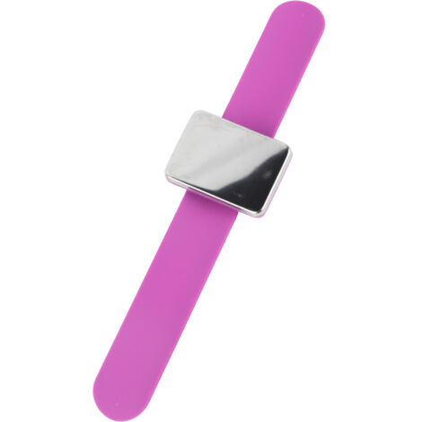Bracelet Magnétique pour Cheveux - Porte-Pinces et Serre-Tresses - Accessoire Coiffure (Violet)