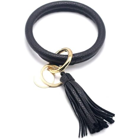 Bracelet porte-clés (noir)