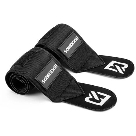 Bracelet stabilisateur de poignet sport, noir - 2 pièces.