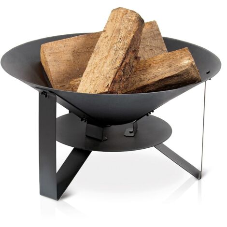 braciere per legna barbecook "modern 60" in ghisa, diametro 60 cm