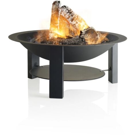 braciere per legna barbecook "modern 75" in ghisa, diametro 75 cm