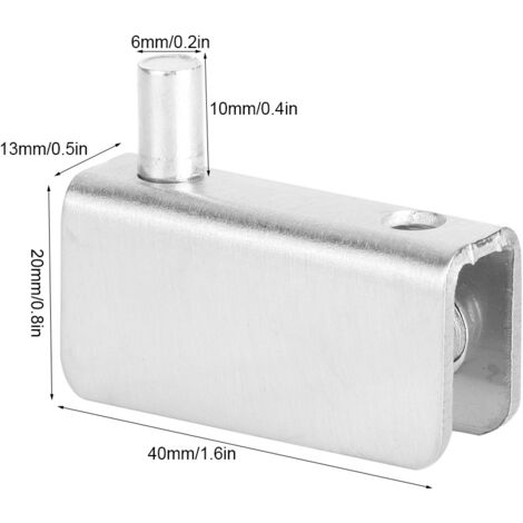 Bracket de Fixation pour Vitrage en Acier Inoxydable - Lot de 10 Pièces avec Coussinets Anti-Dérapage