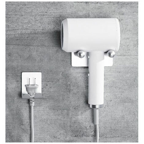 Bracket pour Dyson, Support de Support Murale en Acier Inoxydable pour Dyson Supersonic Hair Dryer dans la Chambre à Coucher et la Salle de Bain, et Acier Inoxydable Prise en métal Support