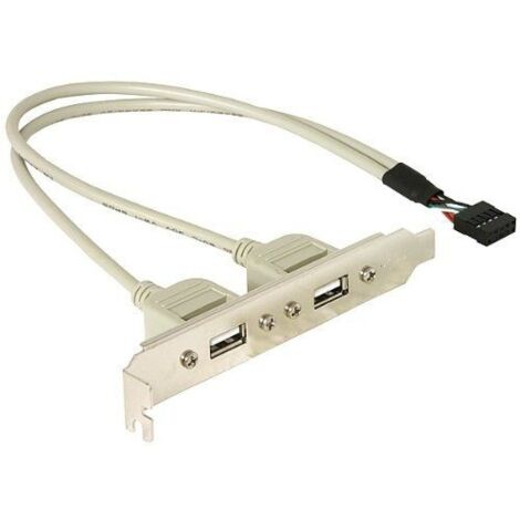 bracket USB 1x internal USB 10pin a 2x USB 2.0 externos