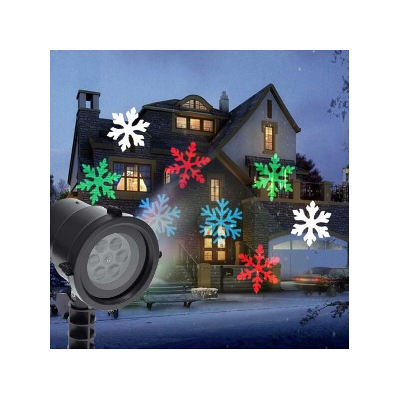 Projecteur Noel Exterieur, LED Binoculaire Projecteur Snowfall Avec  Télécommande, Lumière d'effet de Neige Décoration Flocon de Neige Lumières  LED Projecteur pour Noël, Halloween, Fêtes (L) : : Luminaires et  Éclairage