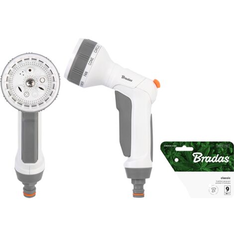 Bradas - Gartenbrause mit 9 Bewässerungsmuster (WL-EN11TK)