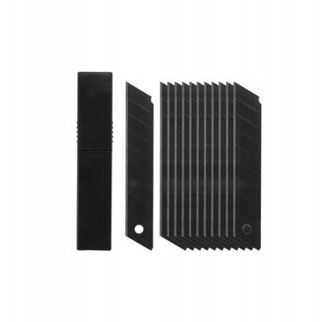 Bradas Titan Black DIY-KN18-B Klingen 18mm 10 Stück