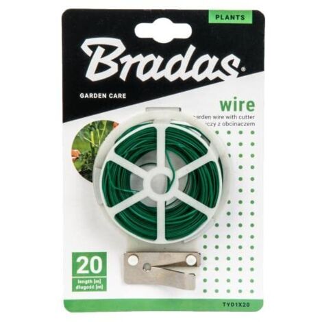 Bradas TYD1X20 pinza plastificata per fili e piante