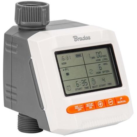 Bradas White Line WL-3138 controlador de riego electrónico