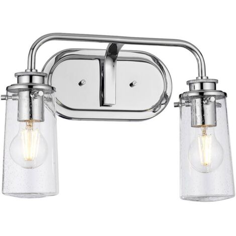 Braelyn Applique murale 2 lumières Kichler Chrome IP44