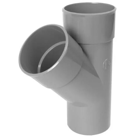 Braga 45° incollaggio maschio femmina in pvc ø 32 NICOLL