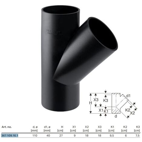 Braga 45 Pe-Hd D.110X40Mm A Saldare Geberit 367.109.16.1