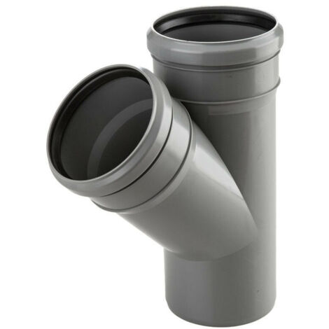 Braga 50x50x50mm 45° raccordo a y con guarnizione