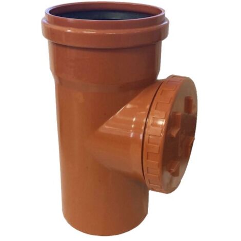BRAGA 87 ° CON TAPPO ISPEZIONE AD INNESTO IN PVC CON GUARNIZIONE - EE ¸100 RAL 8023