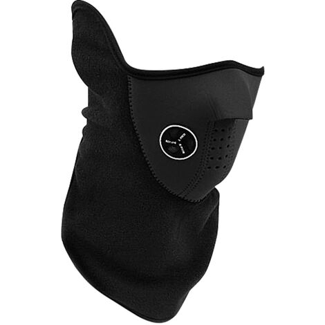 Braga Cuello Neopreno corta Viento para Ski Snowboard Moto  Negro