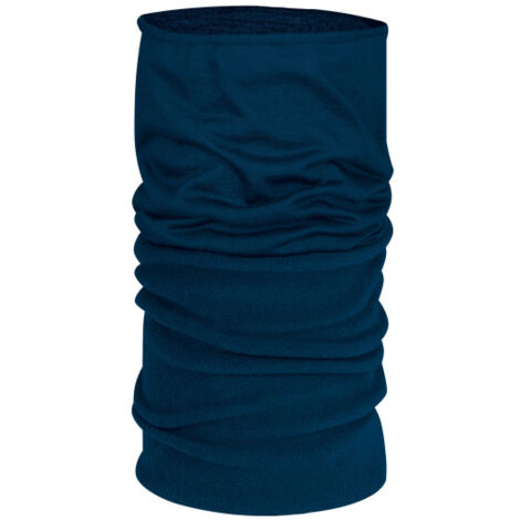 Braga de cuello tubular larga, tejido micro-polar con perchado anti-pilling VALENTO JERRY Adulto Azul marino orión