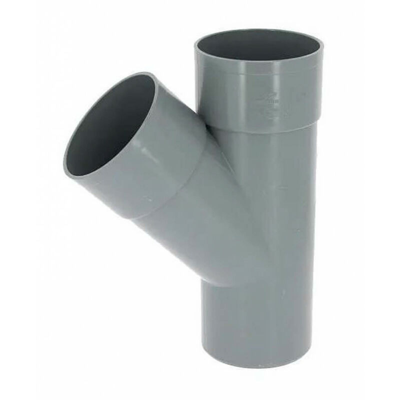 

Braga de PVC macho-hembra 45° ø100