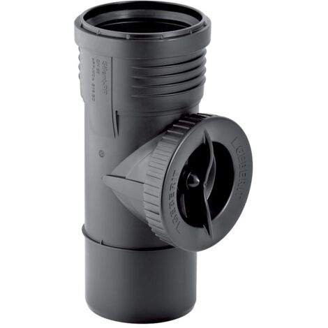 Braga d'ispezione 90° Geberit Silent-Pro con apertura rotonda ø110 mm 393.527.14.1