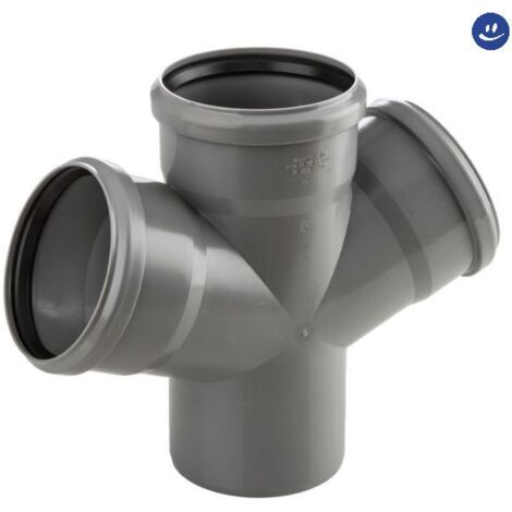 Braga doppia 67,5° ad innesto in pp con guarnizione serie ed tech ø110/110 WAVIN