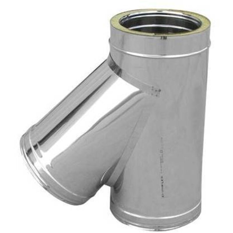 Braga en acier 316l avec double paroi à 45°